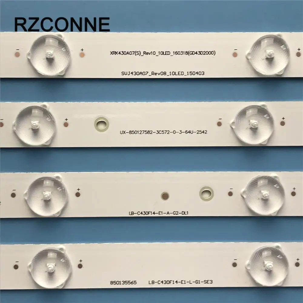 LED Ʈ Ʈ  10 , SVJ430A07 Rev07 R LŸ, 43 ġ TV, LED43D7200I LB-C430F14-E1-L-G1-SE1 SE2, 855mm