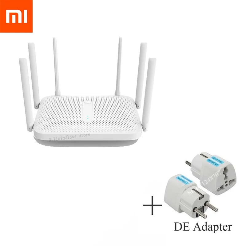 Type 2 Xiaomi Redmi AC2100 маршрутизатор Gigabit 2,4G 5,0 ГГц двухдиапазонный 2033 Мбит/с беспроводной маршрутизатор Wifi повторитель с 6 антеннами с высоким коэффициентом усиления шире - Цвет: Type 2