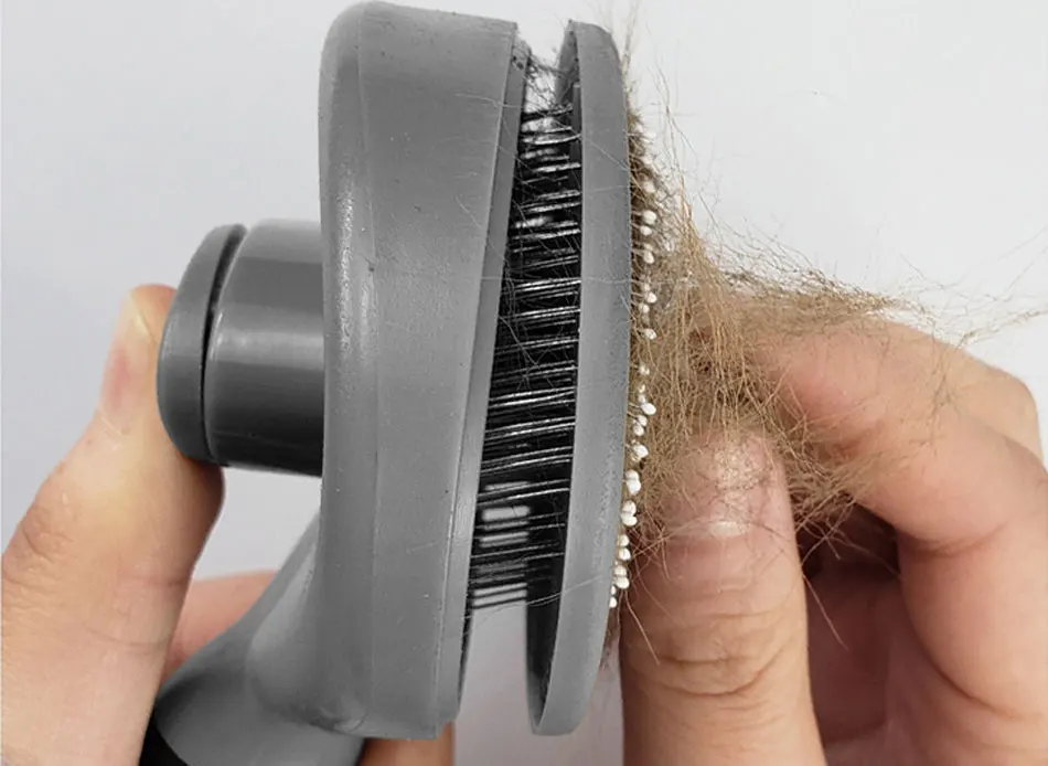 Automatic Pet Dog Comb Hair Remover Cat Brush Grooming Tool Pet Hair Shedding Trimmer Combs Removal Brush With Free Manicure Set-66