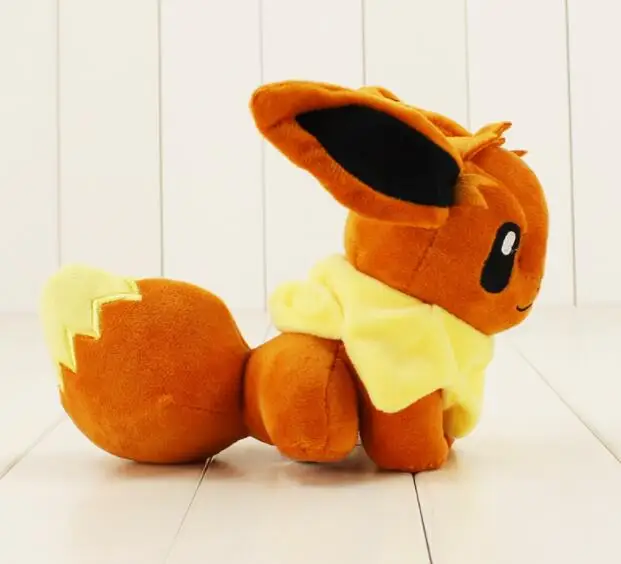Розничная Eevee мягкая милая плюшевая кукла аниме игрушки 17 см дети мальчики девочки подарок на день рождения