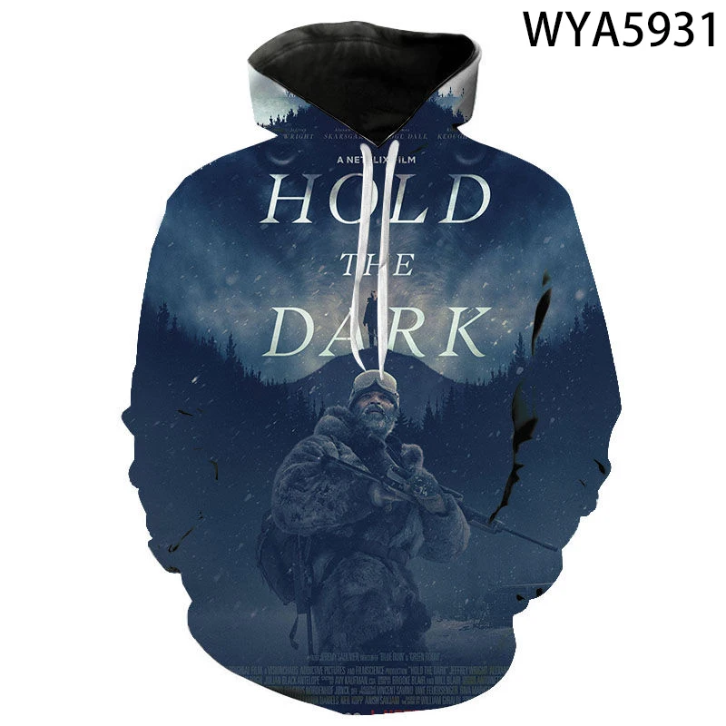 Толстовка с капюшоном Dark Netflix для мужчин и женщин уличный пуловер 3D принтом