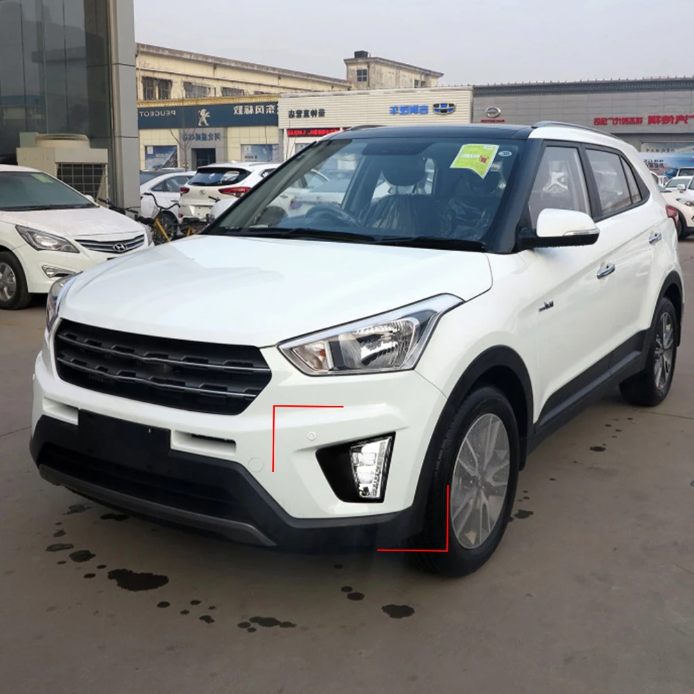 Автомобильная проблесковая для Hyundai ix25 Creta 2014 2015 2016 вождения DRL дневные ходовые