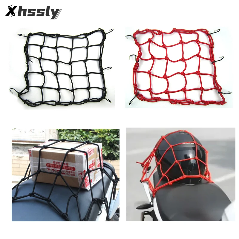 40x40cm Cargo Net Motorbike Helmet Mesh Storage Motorcycle, 51 OFF