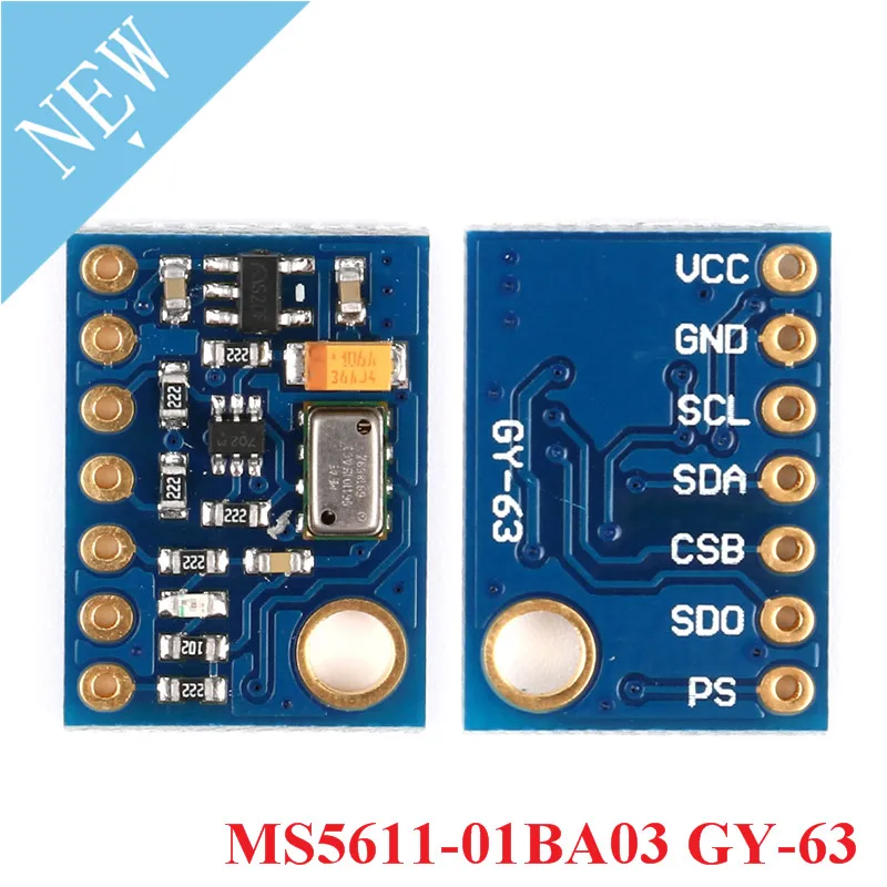 MS5611 01BA03 GY 63 атмосферного давления сенсор модуль электронный DIY доска для Arduino IIC SPI