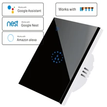 2 шт. WiFi умный котел переключатель водонагреватель переключатель Сенсорная панель Пульт дистанционного управления Ewelink Alexa Google Голосовое управление Великобритания ЕС США AU