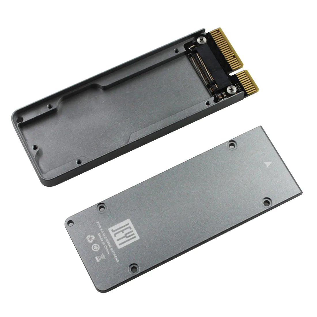 JEYI iSSD m.2 NVME алюминиевый PCIE3.0 GEN3 мобильный SSD box optibay SSD чехол PCIE X1 адаптер m2 M.2 PCIE SSD U.2 PCI-E в PCI-E