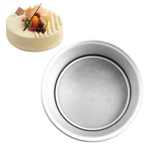 " алюминиевый сплав антипригарная круглая форма для выпечки торта сковорода кухонный инструмент OL
