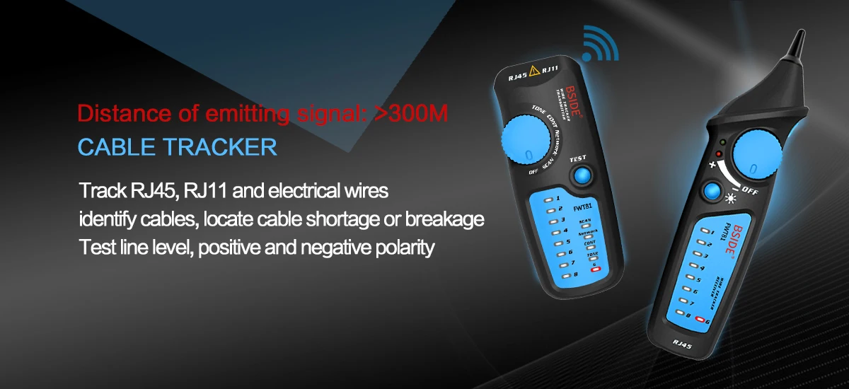 Cable Tracker Network Telephone line Detector wire finder wiring Wires Trace bre
