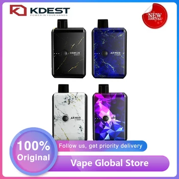 

NEW Original KDEST Armor Pod System Starter Kit with 1000mAh Battery & 2ml Pod Cartridge & 0.6ohm Coil vs Drag Nano/ pal 2 pro