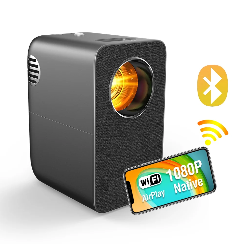 Home Projector Movie Vertical Structure 4200 Lumens Theater Video Led Beamer Full Hd 720P For Mobile Phone | Электроника