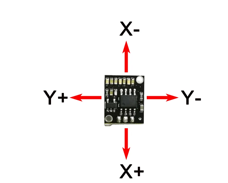 Vue éclatée du capteur de débit optique pour drone APM CX-OF montrant ses composants internes.