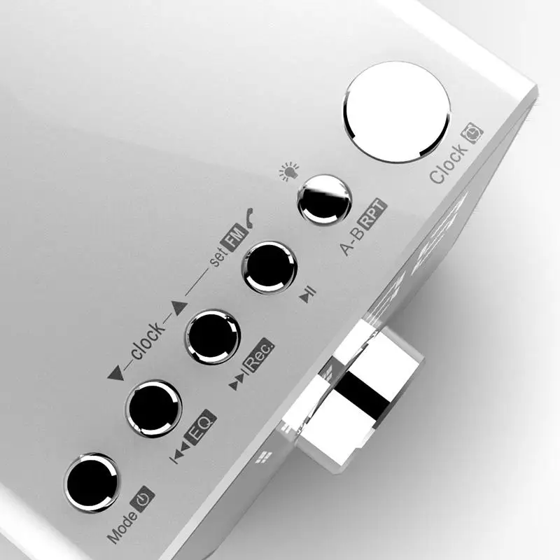 Домашний будильник, динамик, беспроводной Bluetooth, мини сабвуфер, динамик, плеер с дисплеем времени, цифровой динамик
