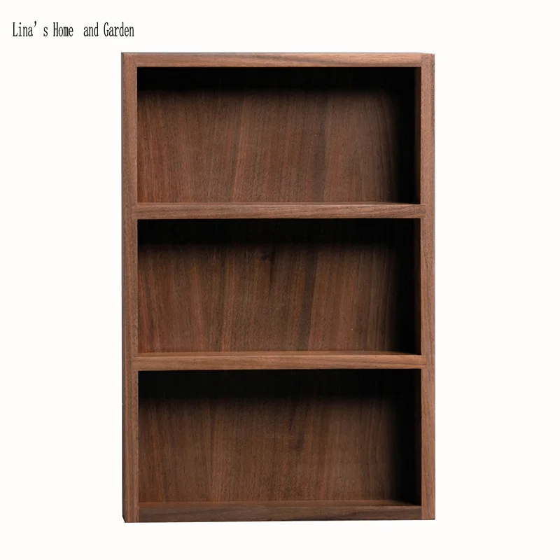 

black walnut handmade rectangle wooden tray with compartments