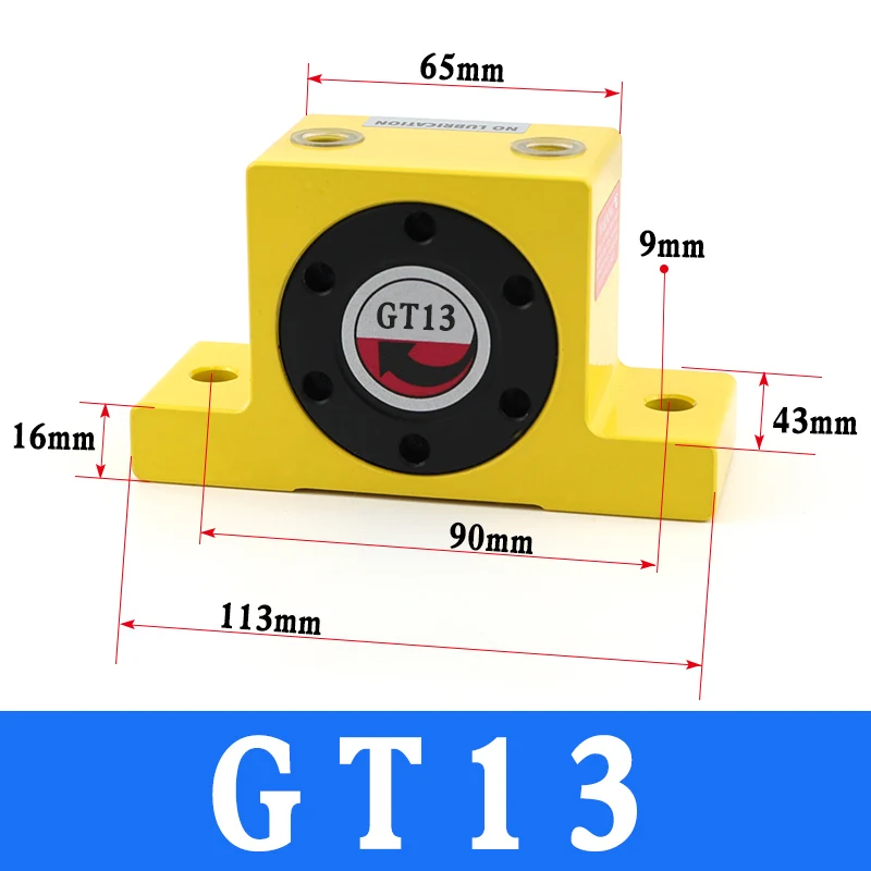 GT4, GT6, GT8, GT10.. промышленный пневматический вибратор осциллятор воздушный роторный турбо-вибратор Feidiwa Тип - Цвет: GT13