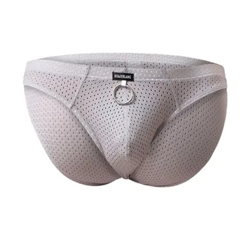 

1 Piece Men's Underwear New Sexy Mesh Solid Low Waist Comfortable Breathable Thin Belt Fashion Casual All Season Daily Thong LD