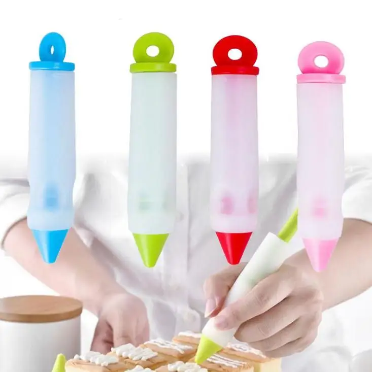 Pluma De Escritura De Silicona Para Alimentos, Herramientas De decoración De Chocolate, Pastel, Molde, Taza De Crema, Galletas