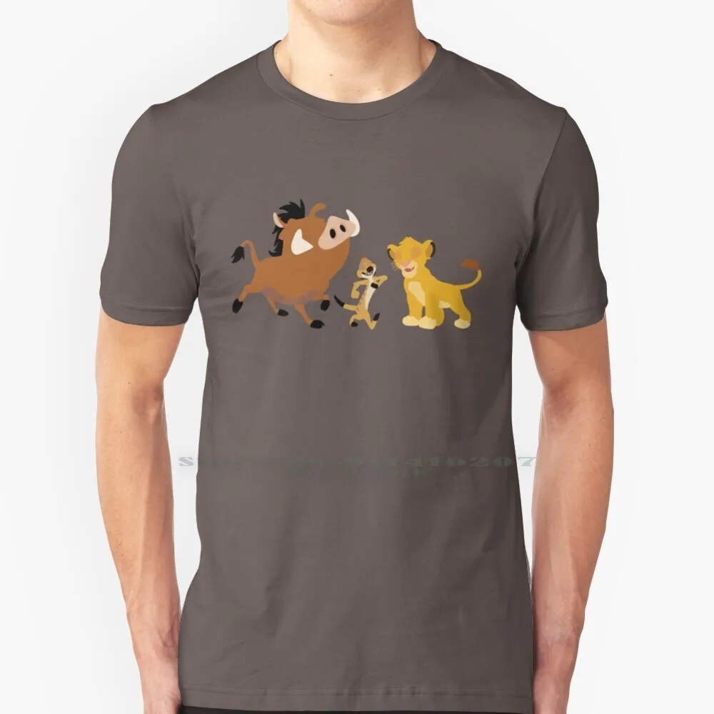 Lion King Pals T Shirt 100% Puro Cotone Simba Timon Pumba Pumbaa Lion King 2 Lion King 1 1 2 Circle Of Life Scar