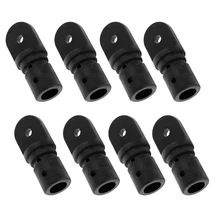 8 пакетов морской ЛОДКИ БИМИНИ верхний фитинг 22 мм Вставка внутренняя труба Концевая крышка