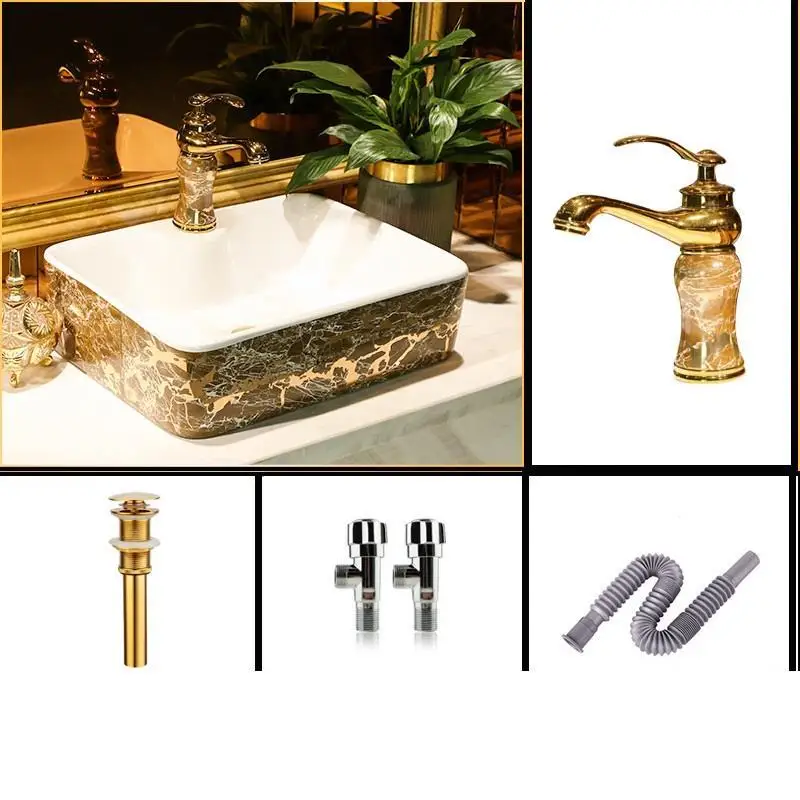 Number 5 De Bain Bagno Waschbecken Umywalka Nablatowa Banyo Para Evier Black Waschtisch раковина для ванной Lavabo Pia Banheiro умывальник - Цвет: Number 5