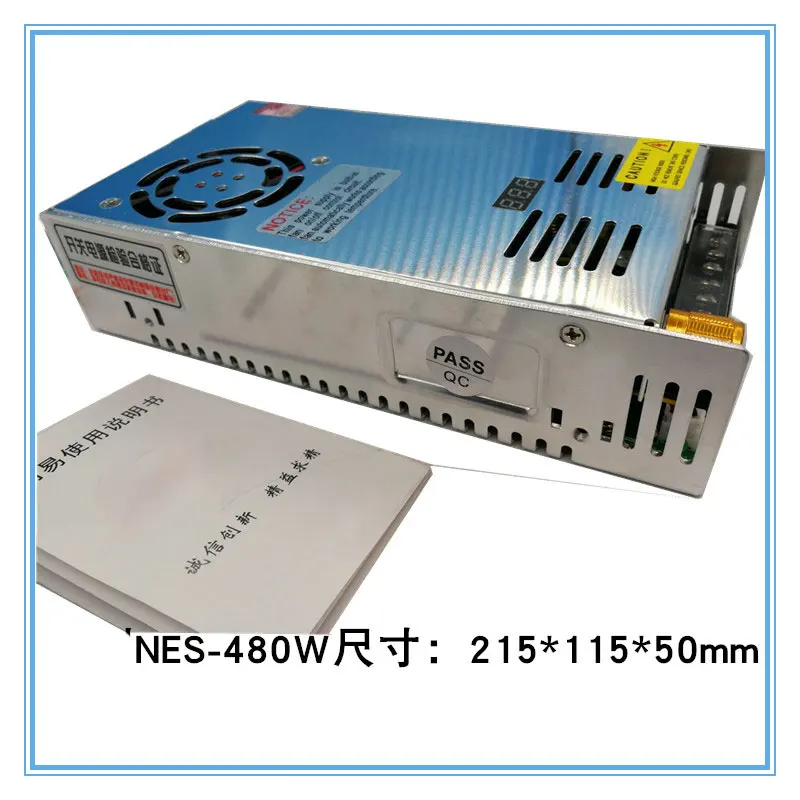 Регулируемый источник питания постоянного тока 0-24V30V36V48V60V80V480W 8A 10A 16A 20A с дисплеем напряжения