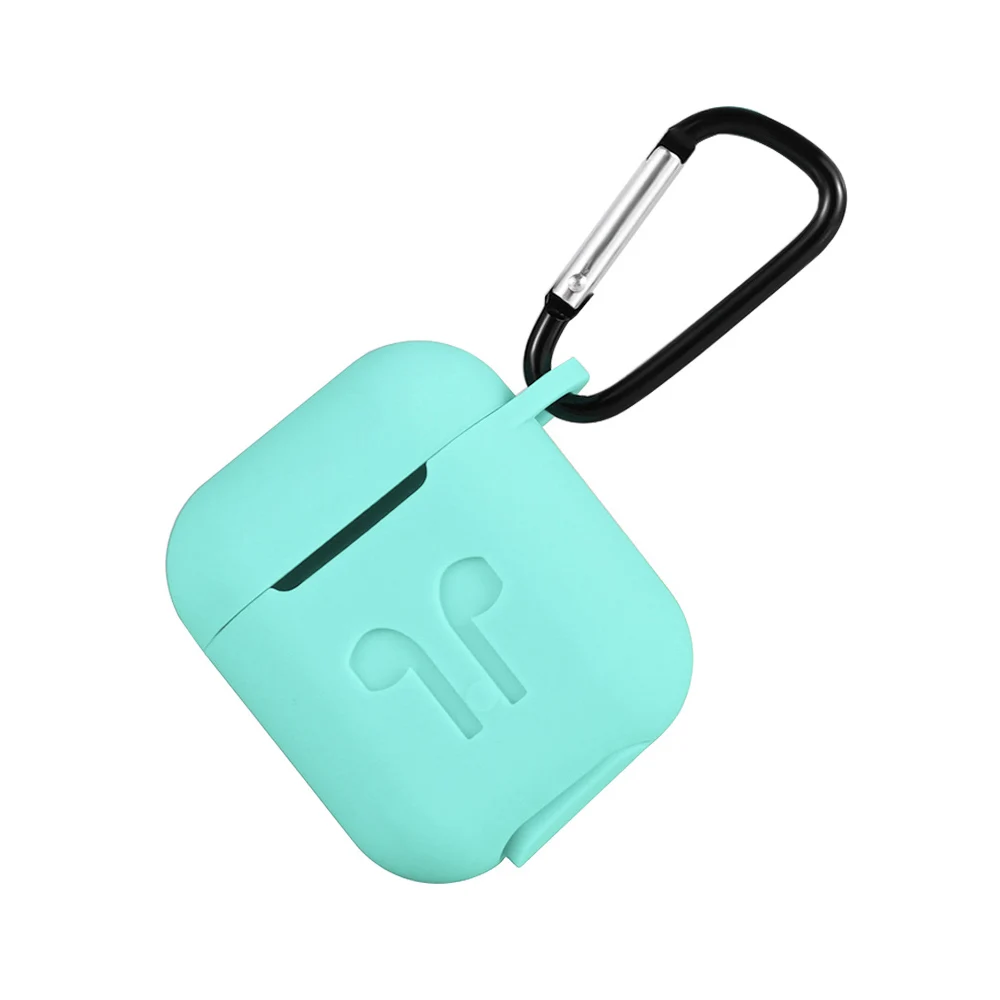 6 в i идеальный чехол для airpods 2 1 чехол противоударный для Apple Air pods 1 защитный чехол для наушников водонепроницаемый чехол s Аксессуары - Цвет: Mint Green