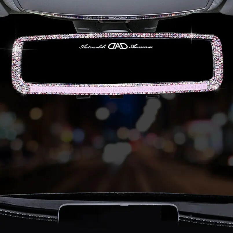 Новое внутреннее зеркало заднего вида со льдом из кристаллов Bling Стразы Diamod универсальные