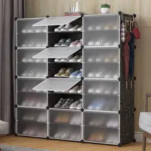 Обувной шкаф шкафы полка с пластиковыми дверцами 12 кубов легко собрать, удобная полка для хранения 120x120x30 см
