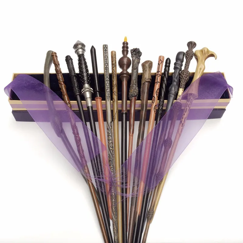 

Colsplay Harrid Potter Wand Magic Tricks Metal/Iron Core Dumbledore Wand Harri Potter Magic Wand Adult Kid Toys