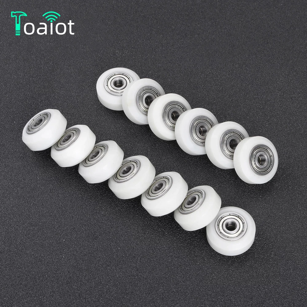 Toaiot 13Pcs iglidur® Wheel 625ZZ Bearing High-quality IGUS Material Manufacturing V-slot V-type for Ender 3 cr-10 3D Printer