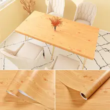 Renovation Wood PVC Wallpapers Roll Self Adhesive Decor Contact Paper Doors Cabinet Desktop Modern Furniture Decorative Stickers