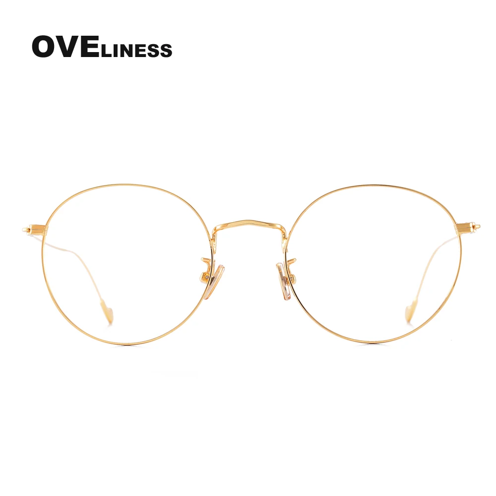 

Fashion Retro eyeglasses frames Round Glasses Frame Women Men Optical Myopia Metal Full eyewear Clear Prescription eye glasses
