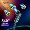 360°& 180°Rotation Magnetic Cable Micro USB Type C For iPhone Samsung Cable 1m 2m Fast Charging Wire Type-C Magnet Charger Cabo ► Photo 3/6