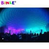 10m 80persons Striking Oxford Outdoor Inflatable Dome Tent With Led Strips Disco Igloo Party Wedding House Air Marquee For Event 6
