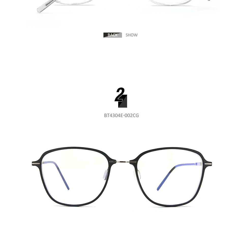 BLUEMOKY оптические рецептурные прозрачные очки для мужчин рамка миопия, Гиперметропия очки Рамка квадратная прозрачная Оправа очков