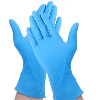 

100pcs Disposable Nitrile Gloves Food Grade Gloves Natural Rubber Multipurpose Gloves Wdith 9cm Household Cleaning Gloves