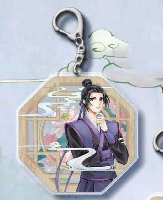 Grandmaster of Demonic Cultivation Wangji Wuxian Cheng Xichen брелок для подростков - Цвет: Красный