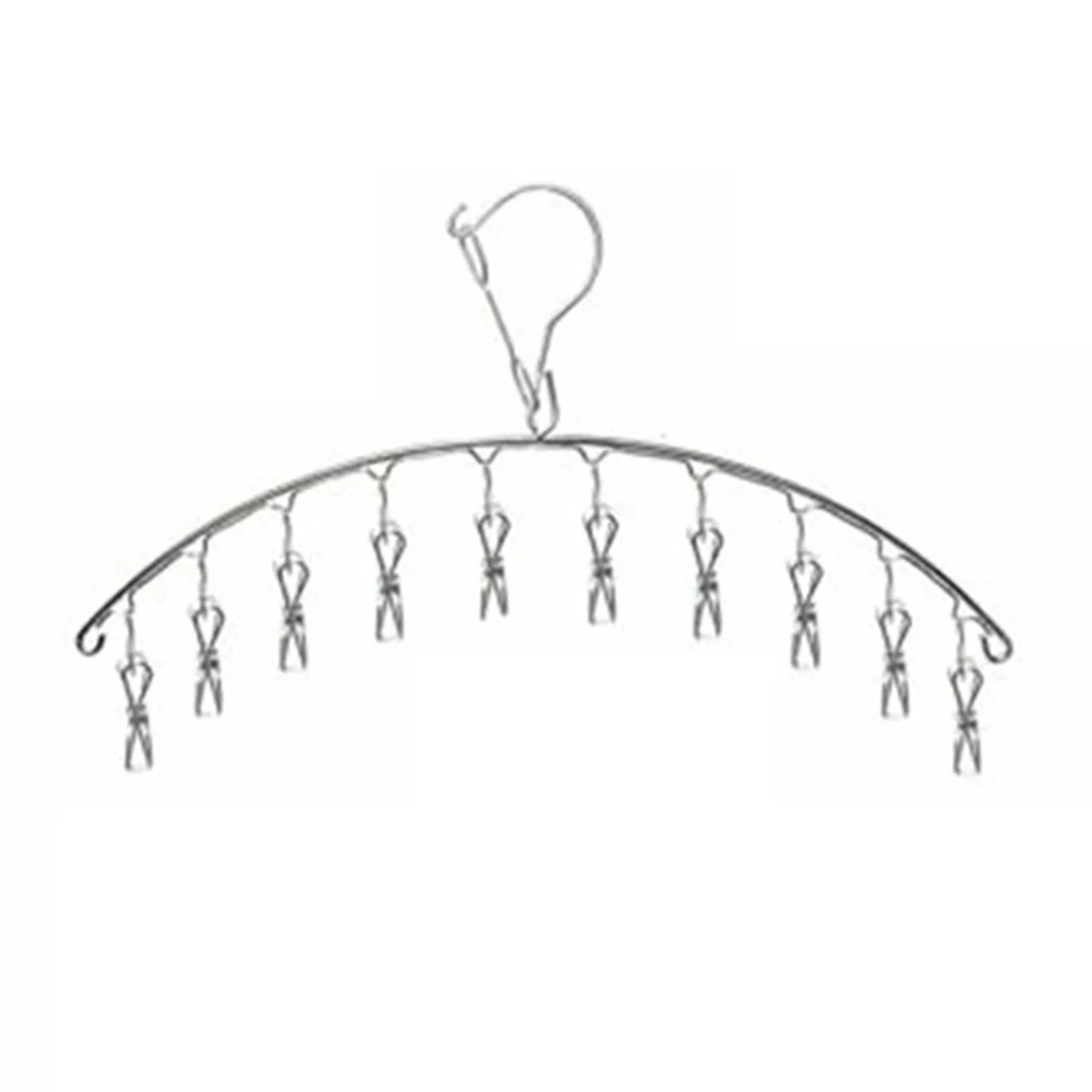

Multifunctional Stainless Steel Clothes Socks Shorts Underwear Drying Rack Hanger Laundry Hangers MU8669
