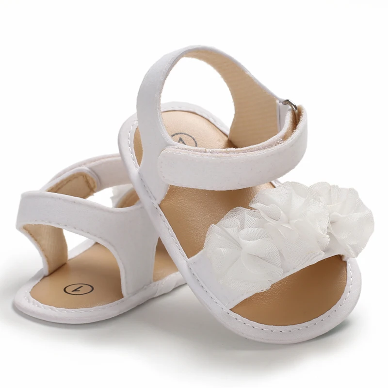 Newborn Toddler Shoes Baby Soft Soled Sandals Lace Soft Soled Shoes Beach Shoes  Slippers Non Slip Sandals 0-18M First Walkers