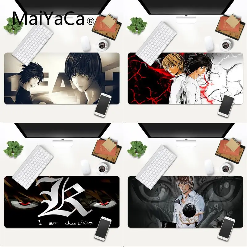 

MaiYaCa Boy Gift Pad Death Note mouse pad gamer play mats Gaming Mouse Pad Large Deak Mat 600x300mm for overwatch/cs go