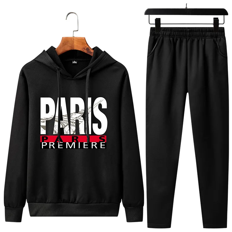 

Spring, Autumn And Winter New Style Men's Casual Hooded Set, Fashion Street, Korean-style MEN'S Sport Suit