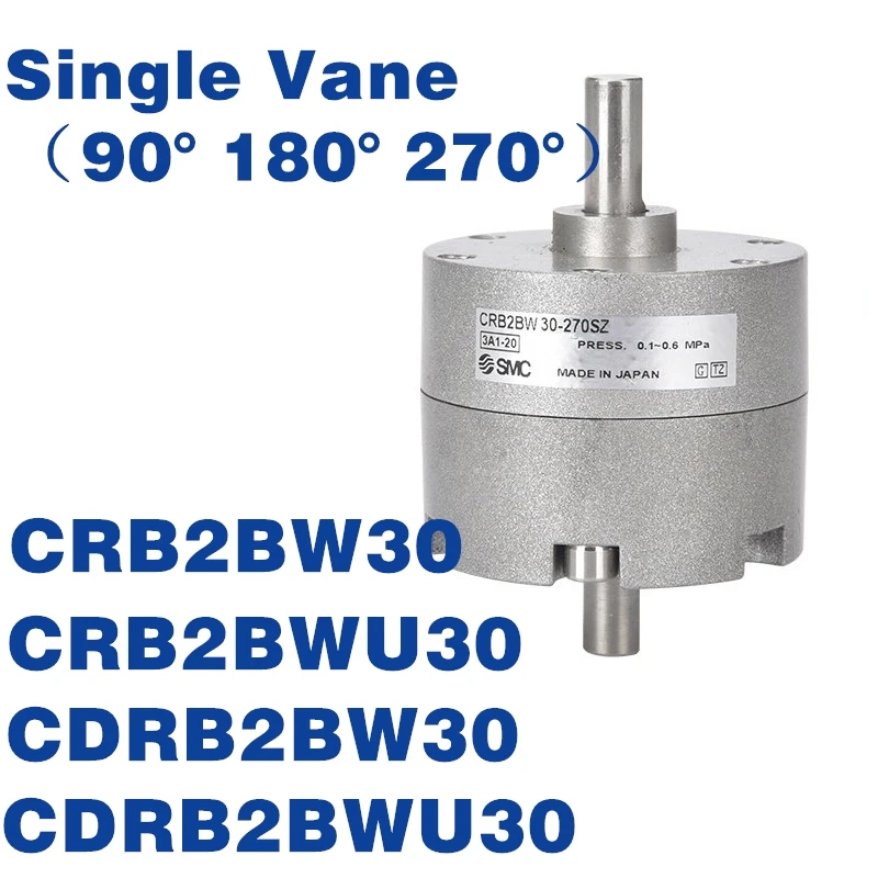 crb2-crb2bw30-crb2bwu30-cdrb2bw30-cdrb2bwu30-90sz-180sz-270sz-single-blade-vane-rotary-cylinder-swinging-pneumatic-actuator