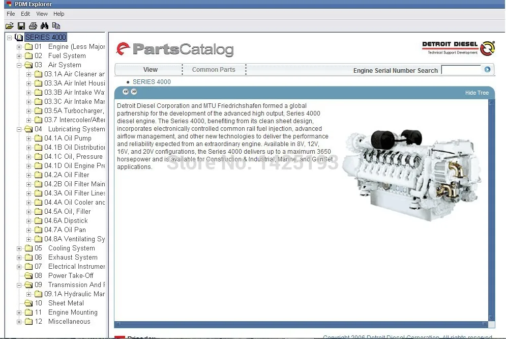 Детройт дизель части каталог для серии 8.2L 50 55 60 2000 4000|parts catalog|detroit dieseldetroit diesel parts |