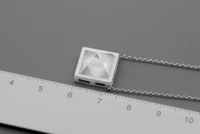 INATURE 925 стерлингового серебра ожерелья с пирамидками Подвески ожерелье из природных кристаллов для женщин ювелирные изделия
