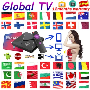 

Andorid TV Box 1Year warranty Spain IP Arabic TV Poland Sweden Norway Portugal Italy xxx M3u Albania Turkey TV No App Included