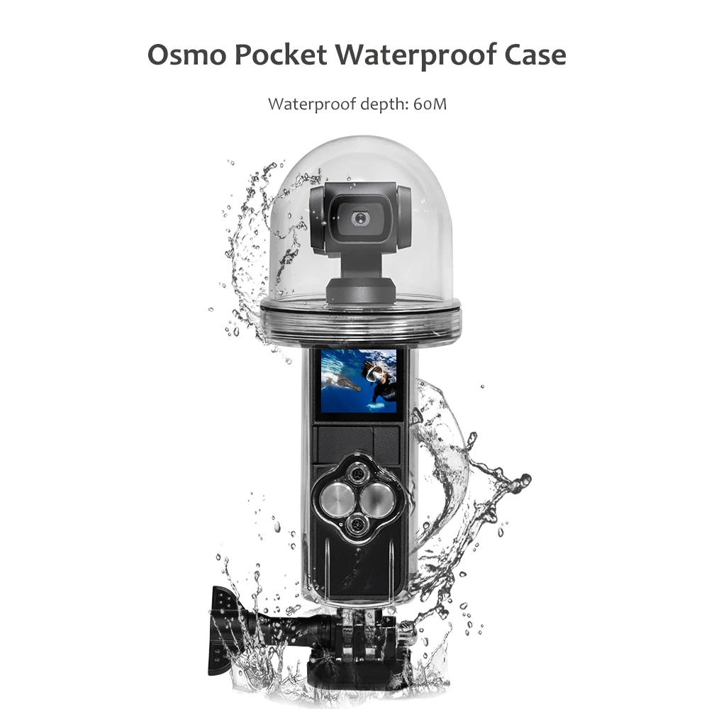 Dji Osmo Pocket Mini Camera Waterproof Case Protective Shell Housing For Diving Surfing Osmo Pocket Accessories Sports Camcorder Cases Aliexpress