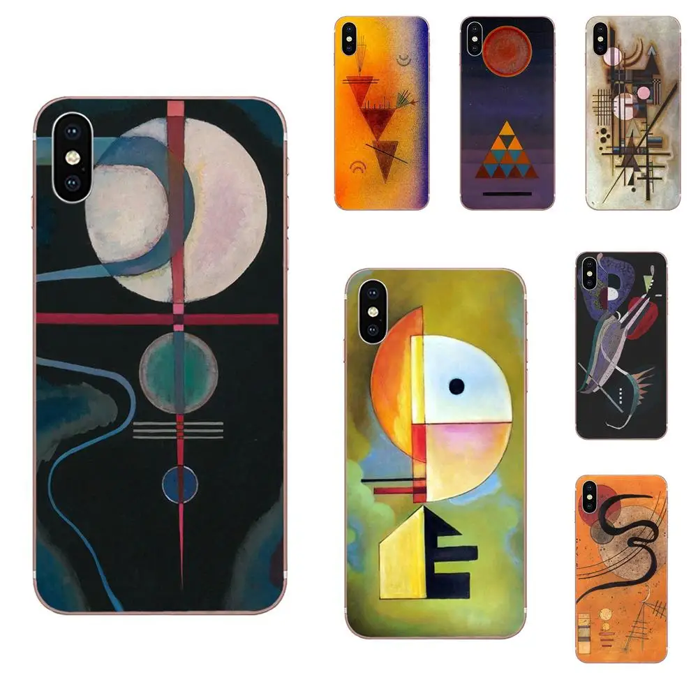 Мягкий защитный чехол Василий Кандинский для Galaxy J1 J2 J3 J330 J4 J5 J6 J7 J730 J8 2015 2016 2017 2018 mini