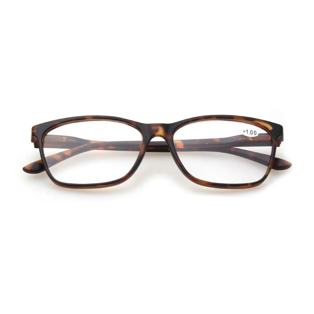 Stylish Rectangular Reading Glasses Hinged Reading Glasses for Men and Women,Diopter 0.5 1.75 2.0 4.0 ... Lens Width 3