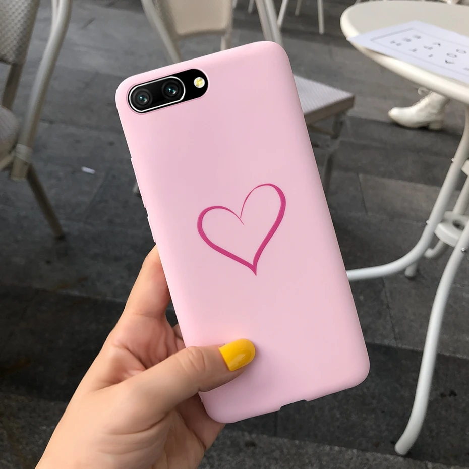 Чехол для huawei honor 10, силиконовый мягкий чехол из ТПУ с рисунком конфет для huawei honor 10 honor 10 5,84 ', чехол Fundas Coque bumper - Цвет: Синий