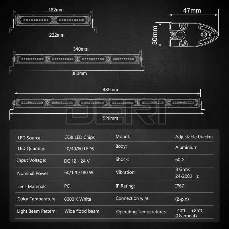 LED Light Bar 7'' 13'' 20 inch DRL Fog Running Led Work Light 4x4 Off Road  Led Headlight For Jeep Niva lada ATV Truck 12V 24V - AliExpress