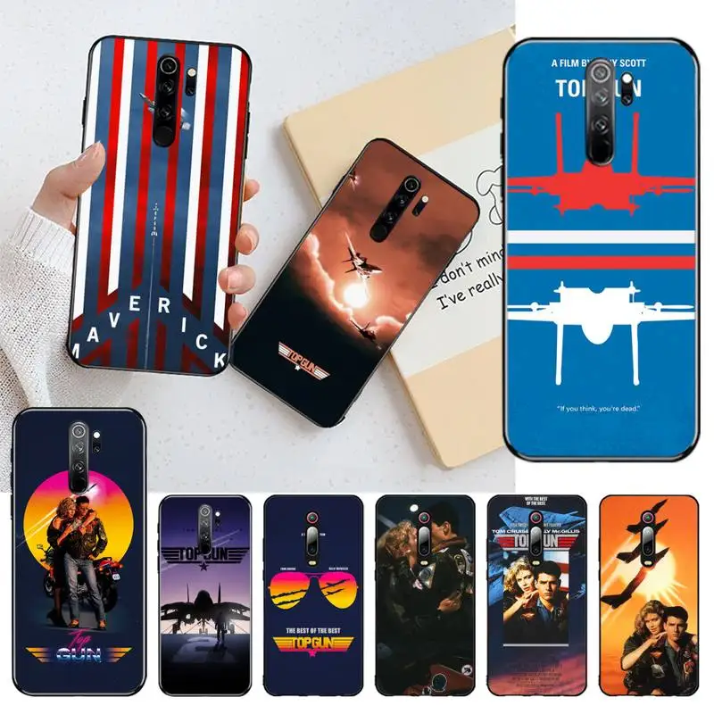 Постер для круиза HPCHCJHM Top gun 1987 tom мягкий черный фотографический постер Redmi Note 8 8A 8T 7